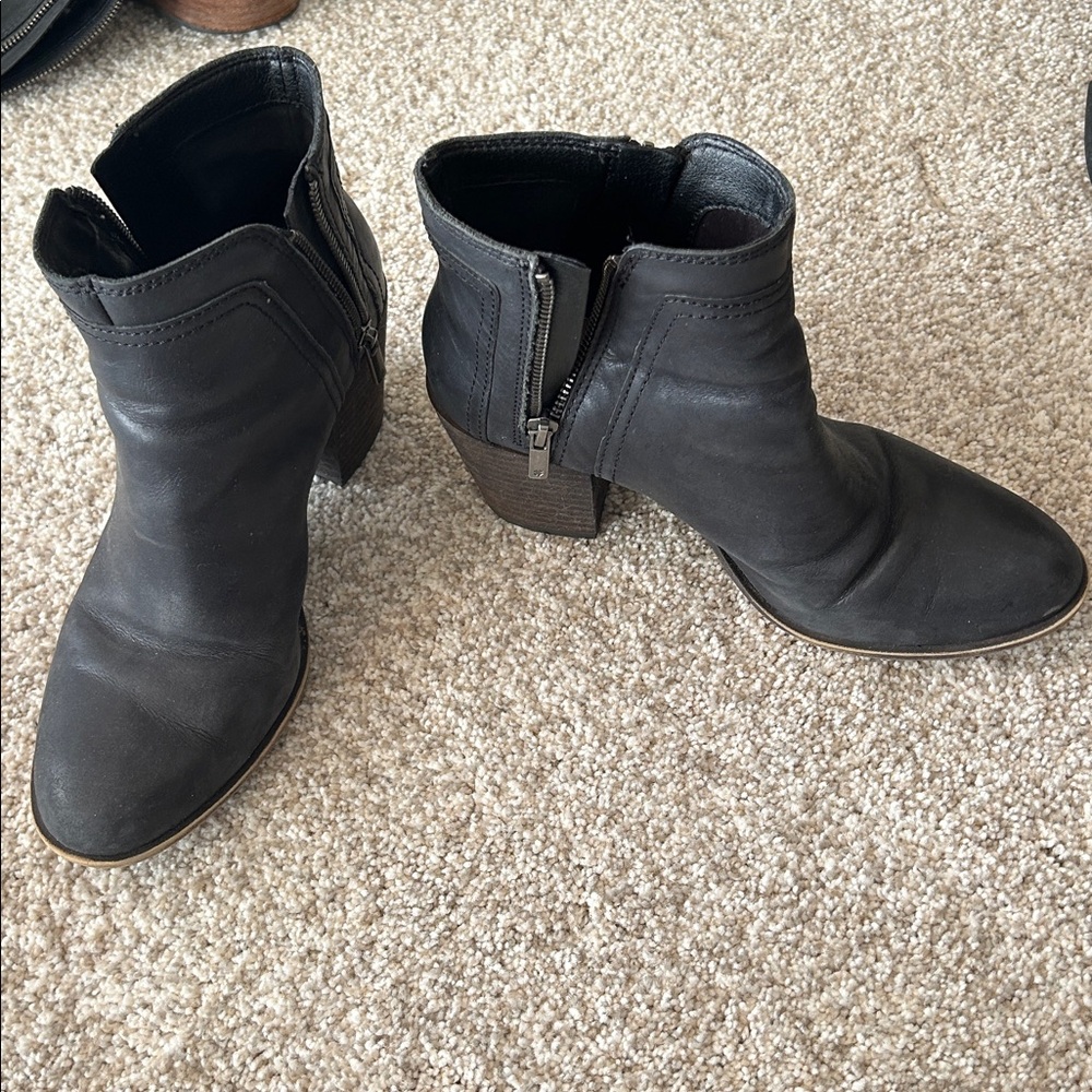 Lucky Brand Black Ankle Boots